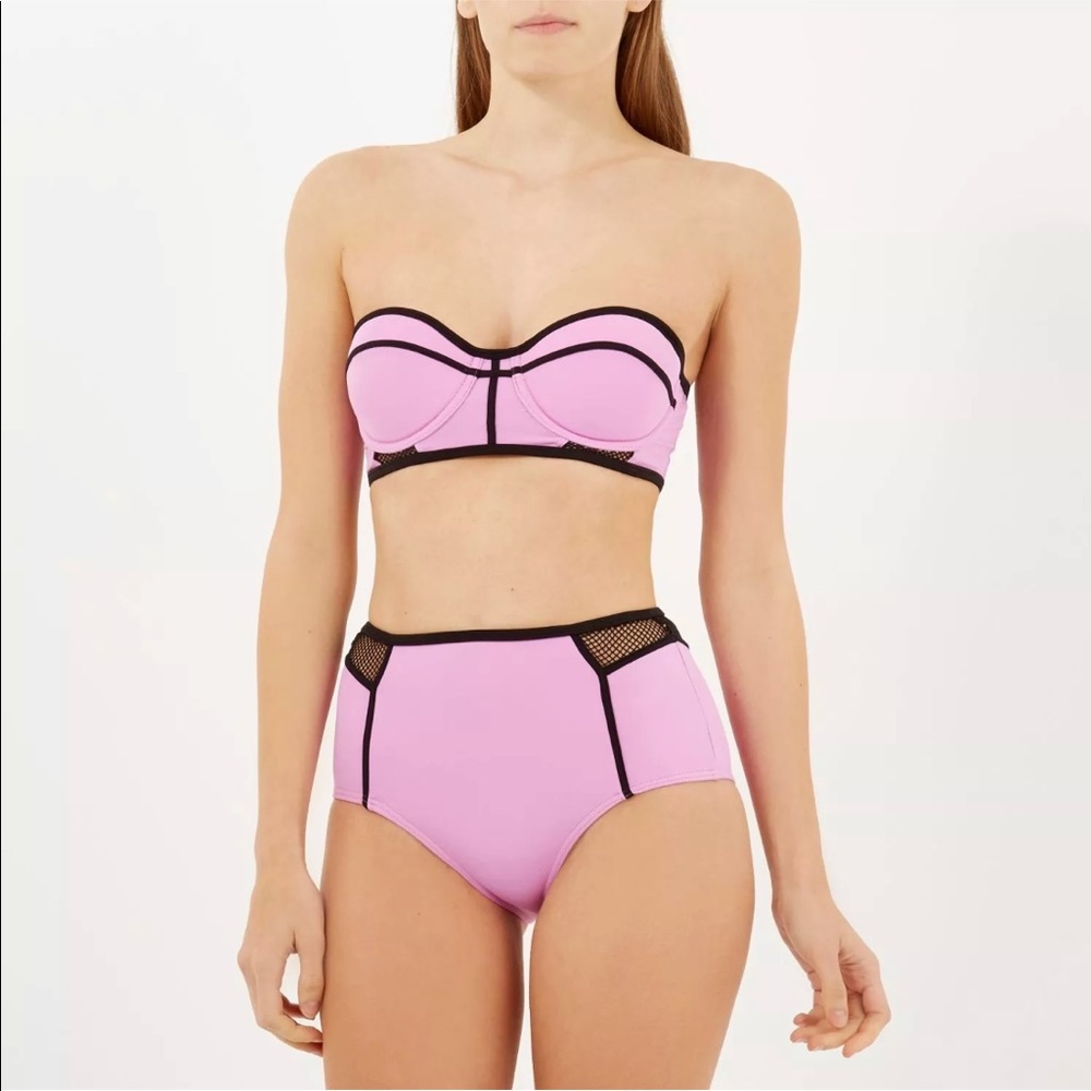 High waist bikini set